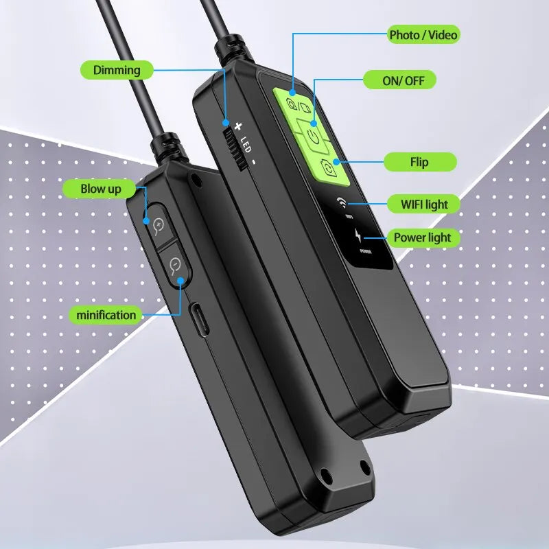 Wireless Endoscope 1080P Single & Dual Lens WiFi