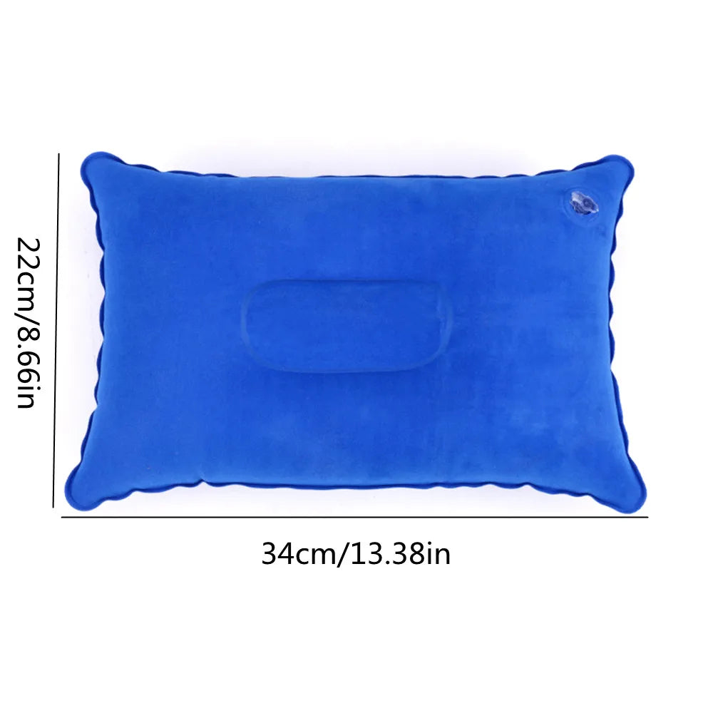 U-Shaped Inflatable Travel Pillow Portable Air Neck Support