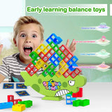 Puzzle Tetra Tower Game Fun Balance Stacking Building