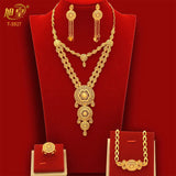 XUHUANG African Big Luxury 4PCS Dubai Gold Color