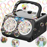 Automatic Bubble Machine Upgrade Bubble Blower with 2