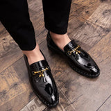 Men tassel loafers Mens loafers leather Man shoes