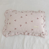 Baby Pillowcase Floral Print Cotton Muslin Newborn Pillow