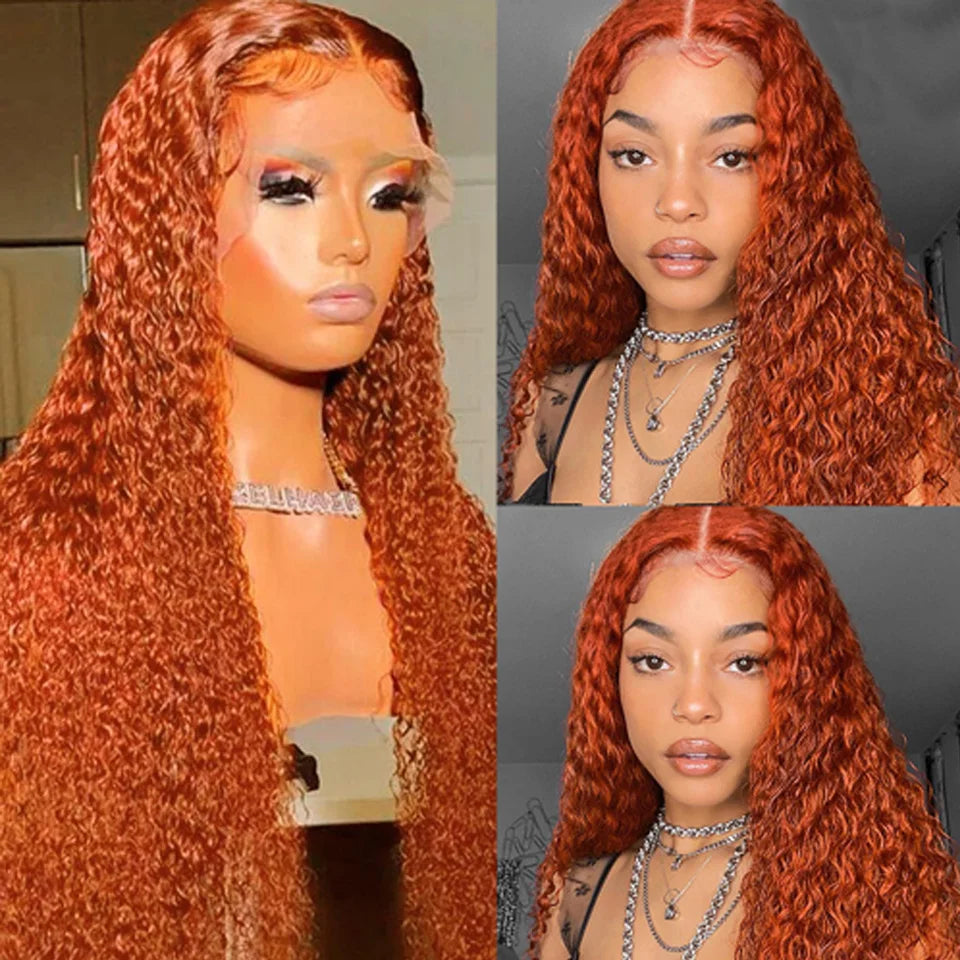 Ginger 360 Full Lace Front Human Hair Wigs
