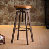 Industrial Swivel Bar Stools ,Wrought-iron Bar Chair,Household Lift