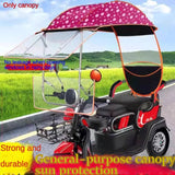 Electric vehicle canopy tricycle fully enclosed windshield rain