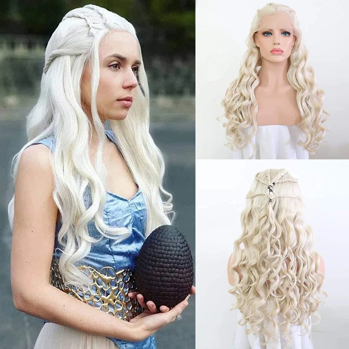 AIMEYA Synthetic Lace Front Wig for Women Daenerys