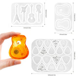 Guitar Pick Resin Molds DIY Guitar Triangle Plectrum