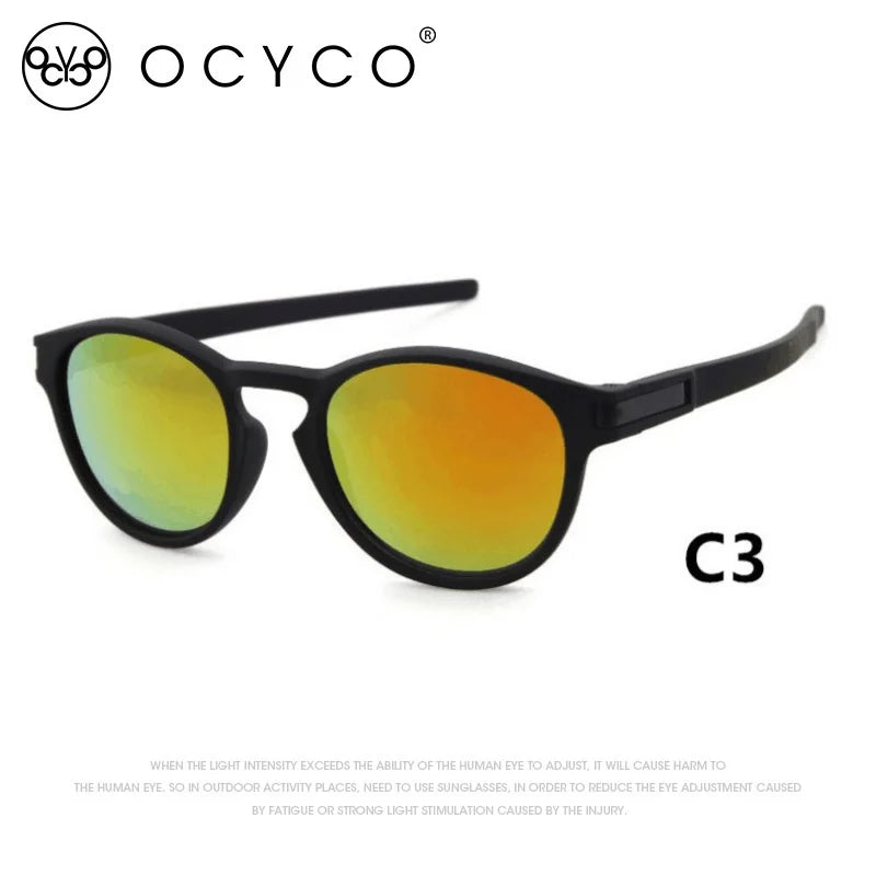 Sport Luxury Brand Classic Round Sunglasses Men Women