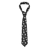 Mens Tie Classic Skinny Haloween Scary Skull Neckties