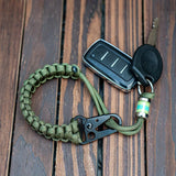 Camping Tactical Anti-lost 9 Core Paracord Waist Hanging