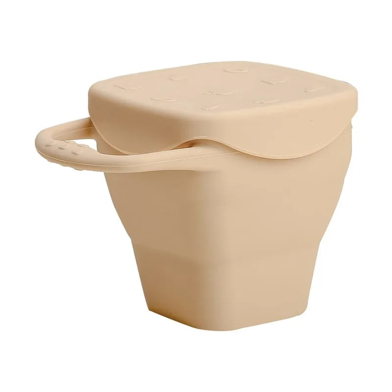 Baby Feeding Cup 1PC Silicone Foldable Color Snack