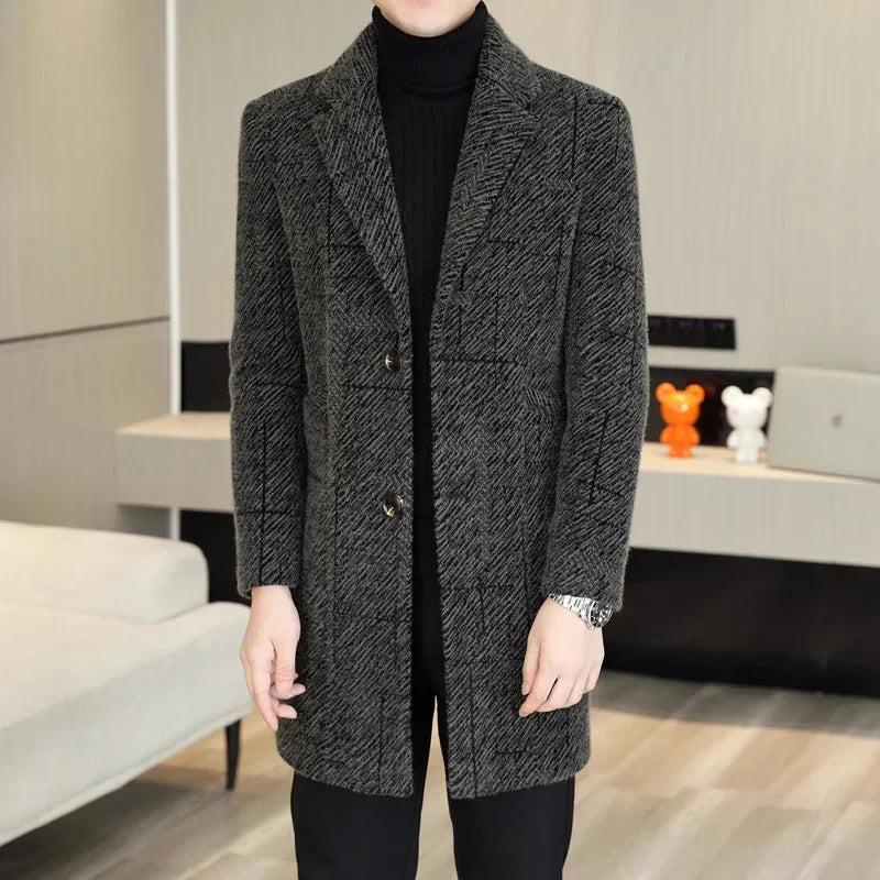 2023 High-end Feel Men Fashion Handsome All Woolen