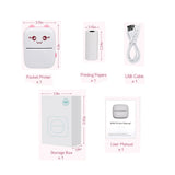 Pocket Mini Printer, Portable Bluetooth Thermal Printer for