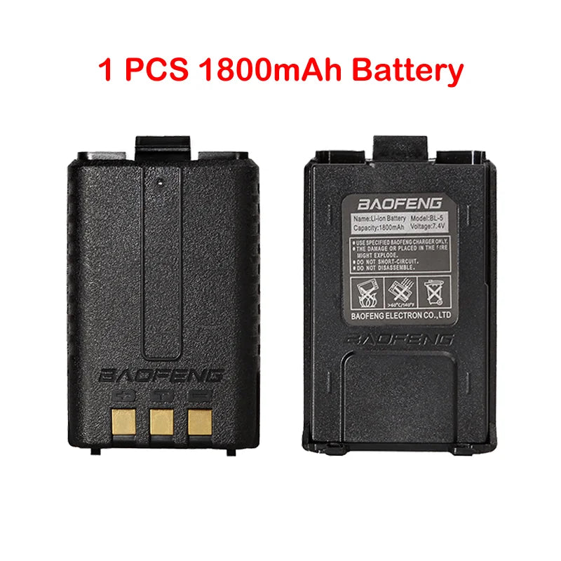 BAOFENG Battery BL-5 Li-ion 1800mAh Battery 3800mAh Battery