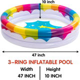 Rainbow Unicorn Baby Removable Swimming Pool Inflatable Pool