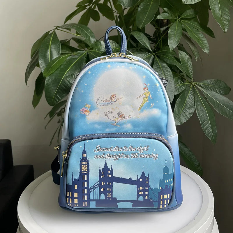 Disney Peter Pan Women's Backpacks Anime Cosplay Peter