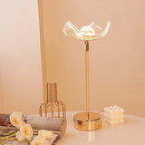 Table Lamp Retro Gold Acrylic Butterfly LED Desk