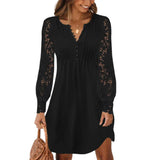 XXL 3XL Plus Size Lace Lady Long Sleeved