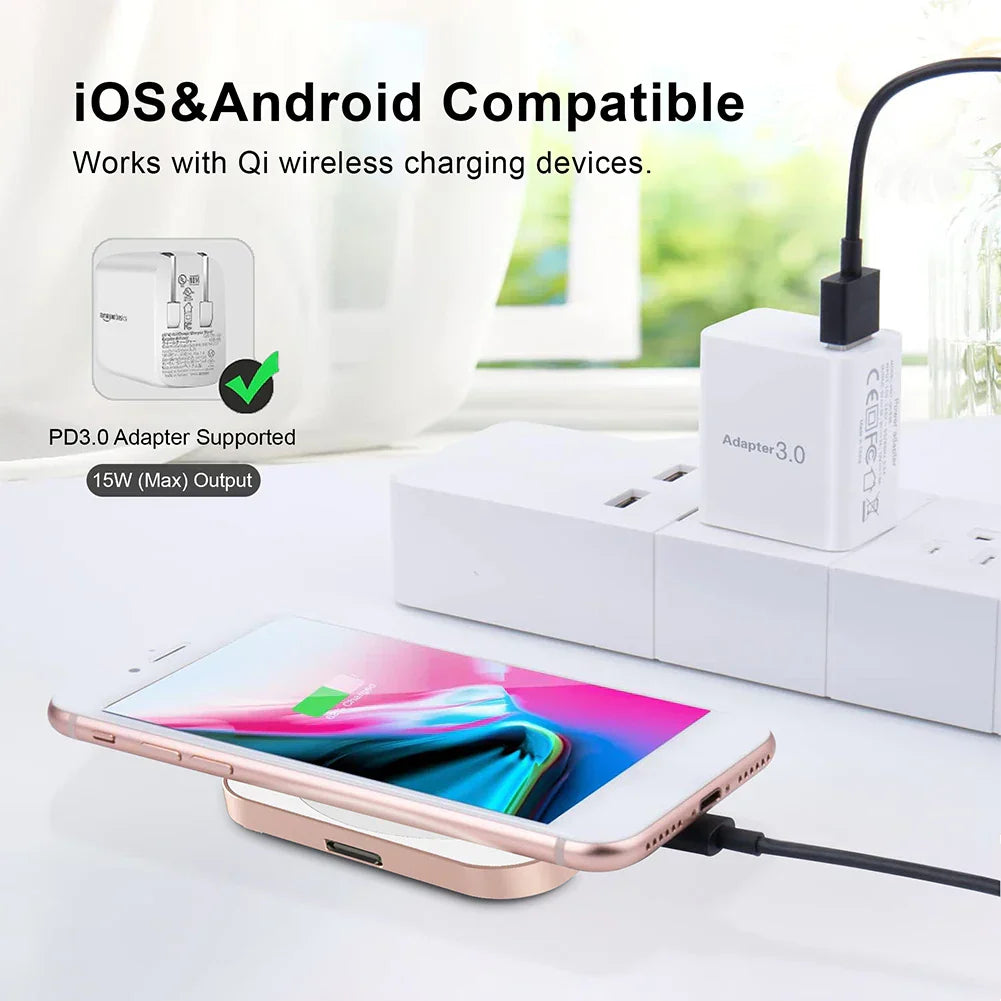 15W Magnetic Charger Adapter Charging Station USB-C Power