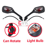 CVK RearView Mirror LED Light For Suzuki GSXR600