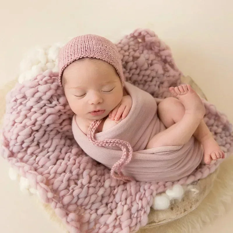 Newborn Photography Props Article Wool Blanket Baby Accessories