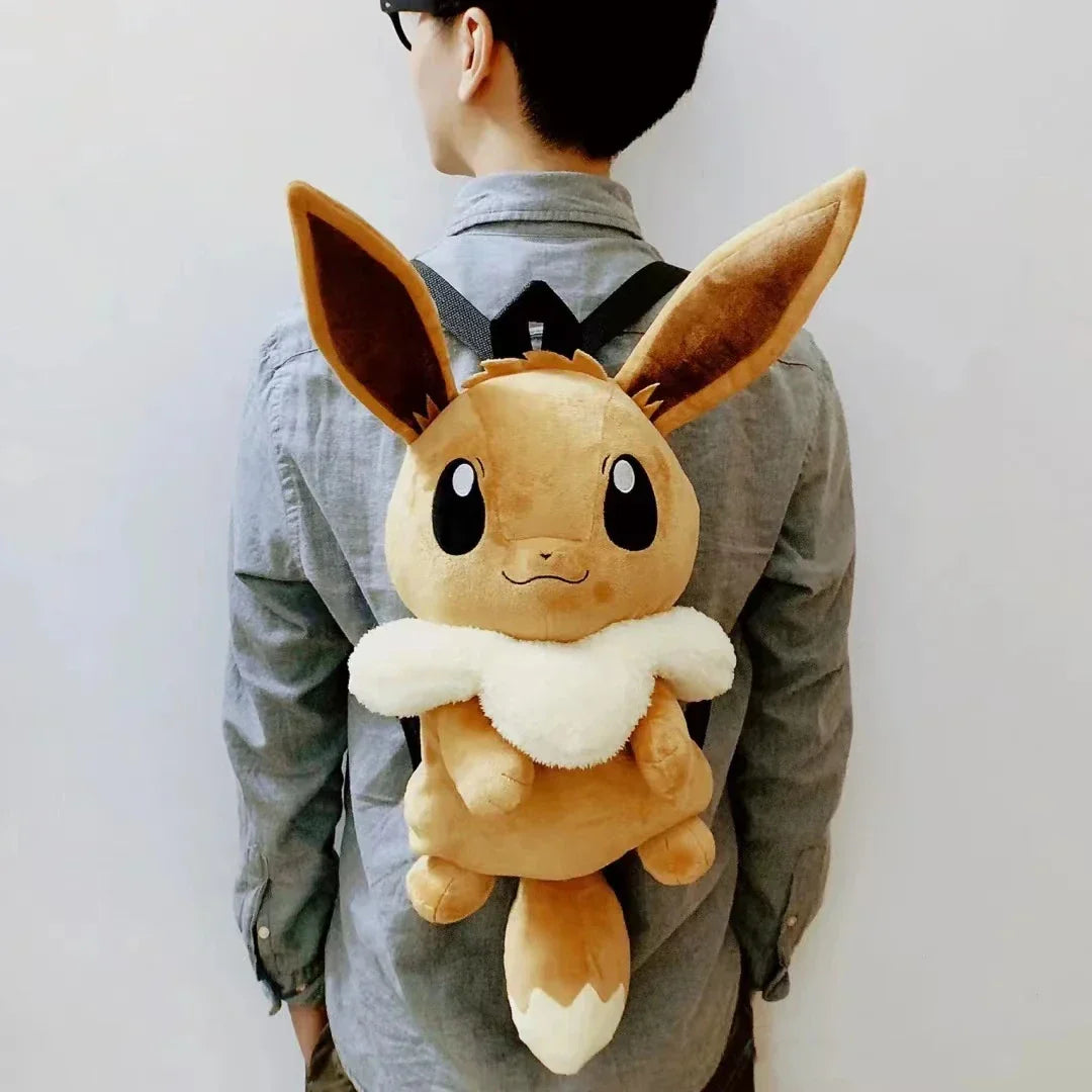 Cute Pokemon Backpack Kawaii Japanese Style Plush Bag