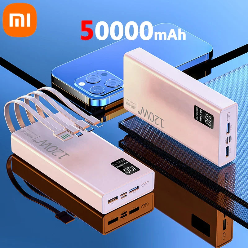 Xiaomi Power Bank 50000mAh Large Capacity 120W Super