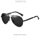 Men's Polarized Sunglasses UV400 TR Metal Colorful Square