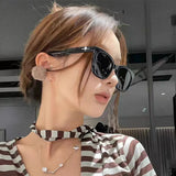 DDDLONG Retro Fashion Square Sunglasses Women Men Sun