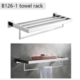Mirror Chrome Polished Bathroom Hardware Stainless Steel Towel