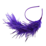 Feather Headband 1920s Mardi Gras Headband Flapper Feather