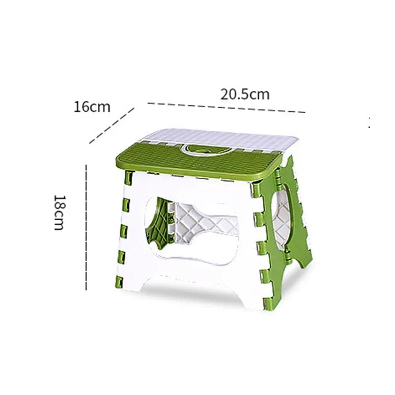 Wholesale of plastic folding small stools, portable thickened