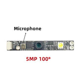 5MP USB Camera Module Wide Angle Lens Face