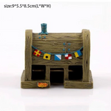 Cartoon Fish Tank Decor Figures Ornaments Simulation Resin