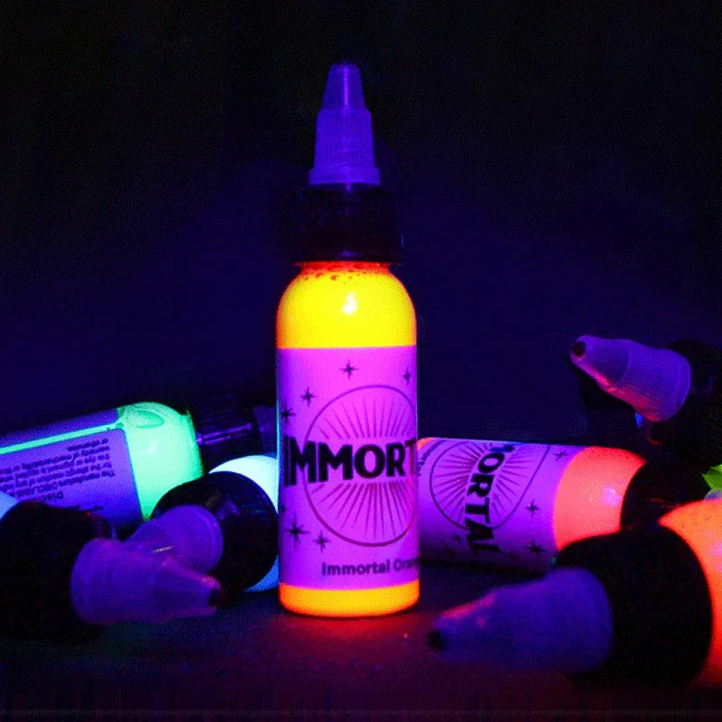 7 Colors Purple Light Tattoo Inks Professional Permanent