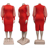 Plus Size Long Sleeve O Neck Sprint Autumn