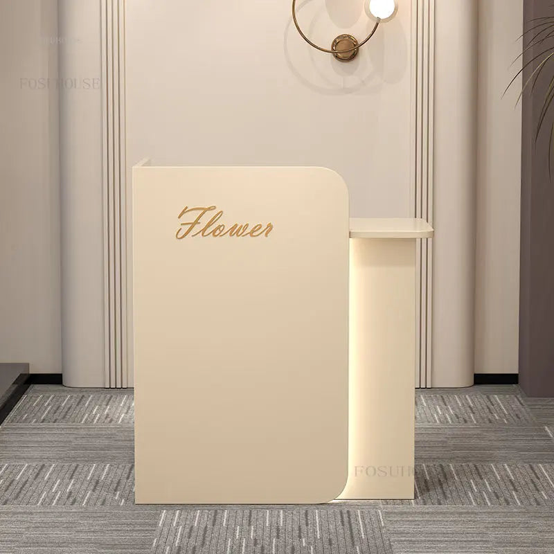 Fashion Coffee Shop Hotel Reception Desks Simple Cash