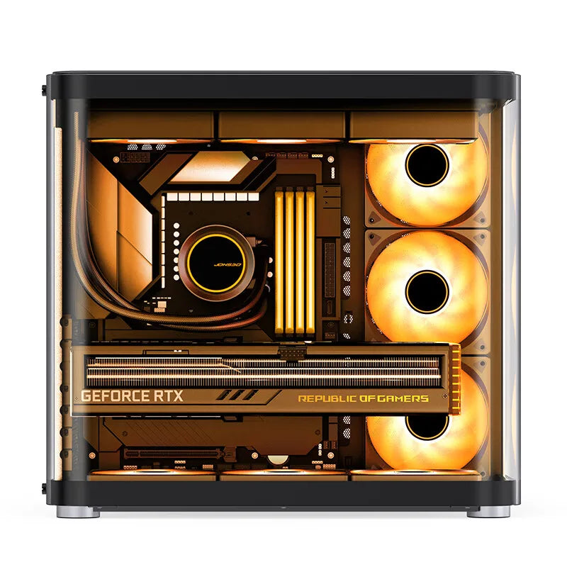 Jonsbo TK-2 ATX ITX Case Hyperbolic Side Translucent