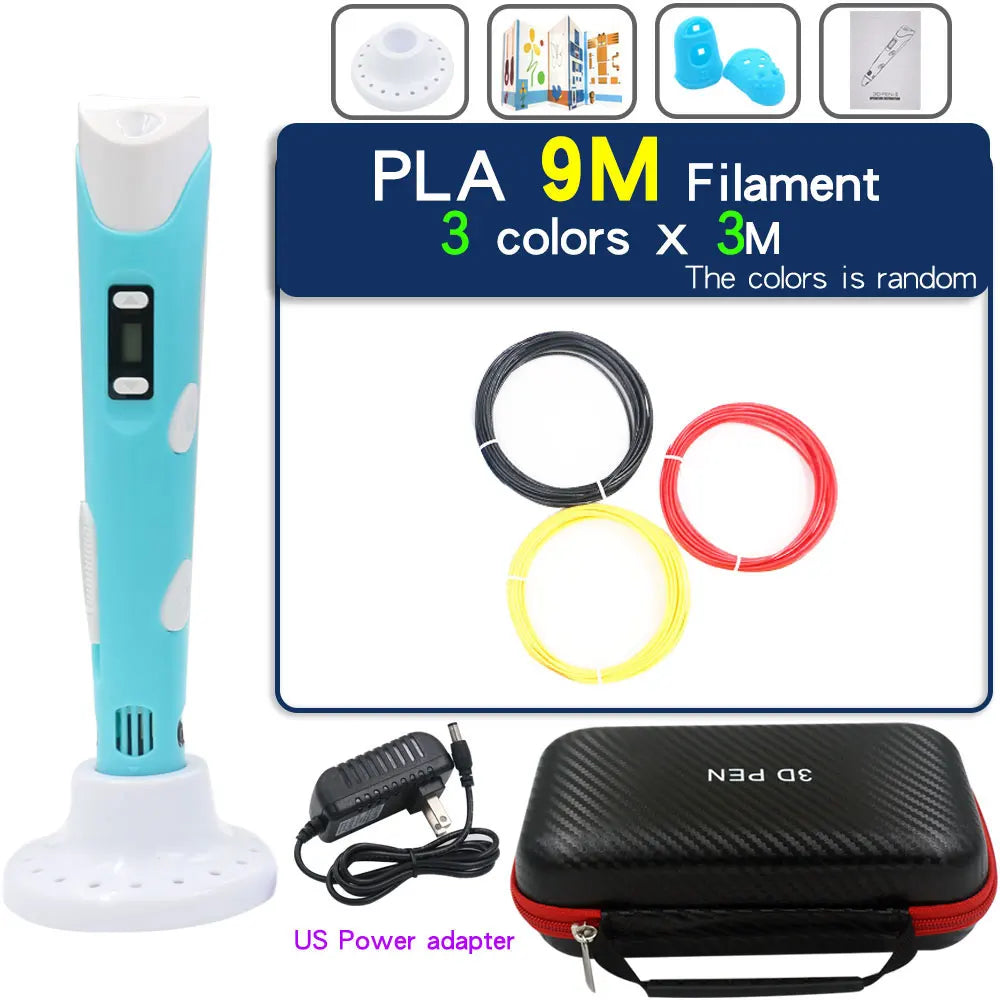 Creative 3D Printing Pen for Kids - LCD