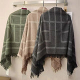 Brand Totem* Scarf Stripe Simple Design Cashmere Woven