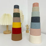 Set Of Silicone Building Blocks 3D Stacking Building