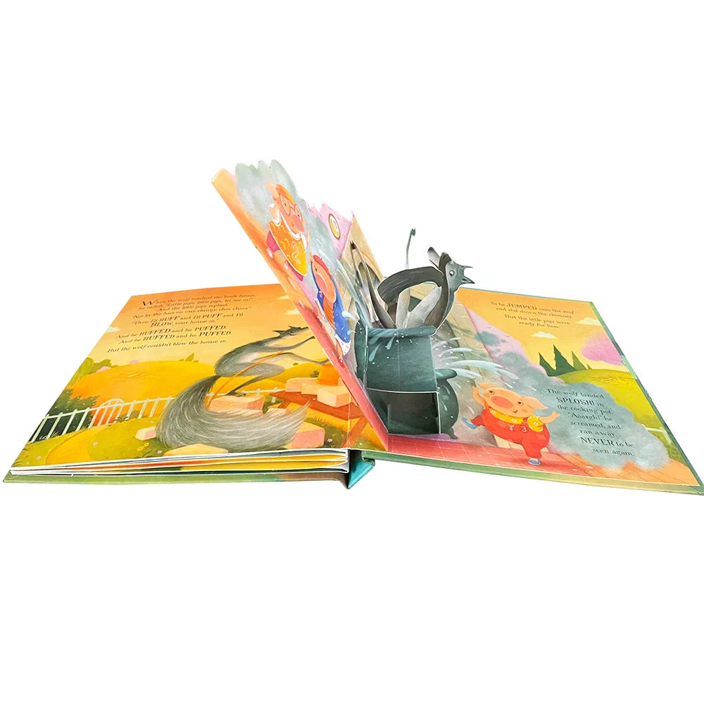Usborne Pop-Up Three Little Pigs English 3D Flap