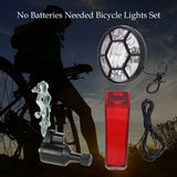Bicycle Lights Set Kit Bike Safety Front Headlight