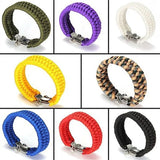 Braided Paracord Bracelets for Men Women Outdoor Camping
