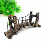 Fake Aquarium Water Bridge Ornament Fish Tank Synthetic