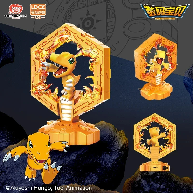 Derivatives Agumon Gabumon Night Lamp Digimon Adventure Anime