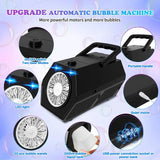 Bubble Machine Upgrade Bubble Blower, 50000+ Bubbles Per
