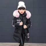 Big Size Winter Girls Jackets Keep Warm Thicken