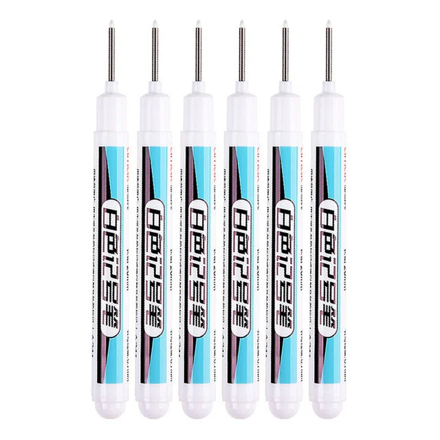 6Pcs/Set 20mm Deep Hole Long Nib Head Markers